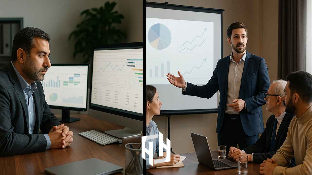 تصویری از تفاوت مدیر و رهبر