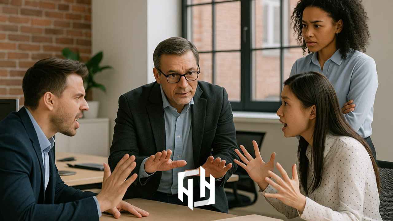 مدیر حرفهای از تعارض در تیم جلوگیری میکند